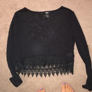 Long sleeve crop too